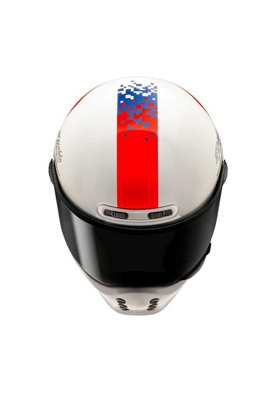 Hjc V10 Kask Fq Retro Mc21 Çok Renkli