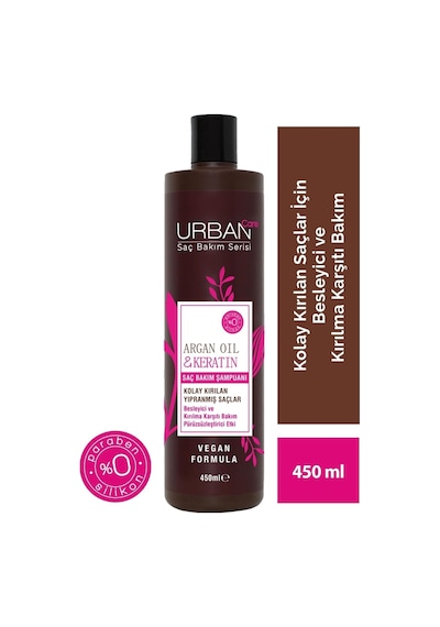 Argan Yağı ve Keratin İçeren Kırılma Karşıtı Şampuan 450 ml 8680690702211