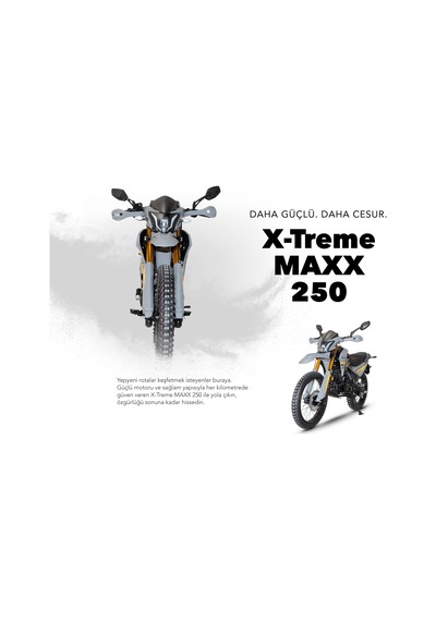 Mondial X-treme Maxx 250 I Ön Çamurluk Gri