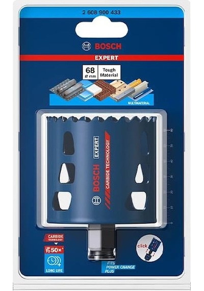Bosch 68 Mm Expert Sert Malzemeler İçin Panç 2608900433