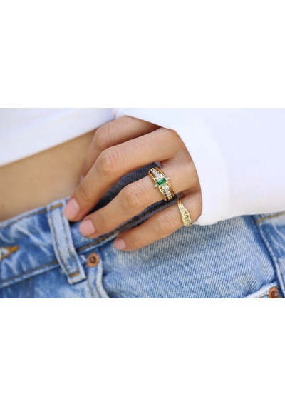 Reis Kuyumculuk T9497 Rope Ring Altın Yüzük