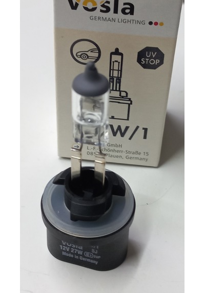 12v 27w Vosla Madeın Germany H27 880 Duz Soket Ampül Halogen Adet