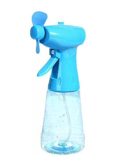 Sulu El Fanı Vantilatör Serinletici Mini Klima Yüz Soğutma Fanı 350 Ml Su Tankı Pilli Water Spray
