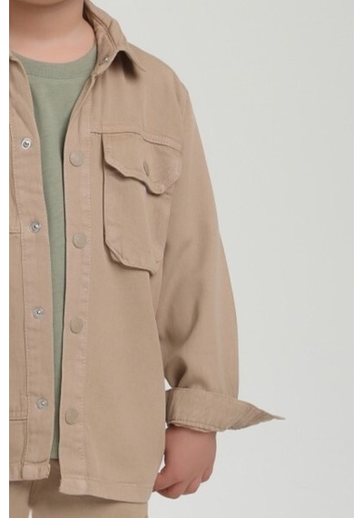 Xo Kids Erkek Çocuk Gömlek 1-4 Yaş 2544 Camel