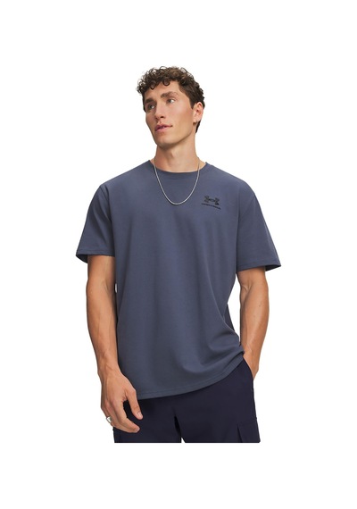 A1373997-045 Under Armour Ua M Logo Emb Heavyweıght Ss Erkek T-shirt Mavi A1373997-045