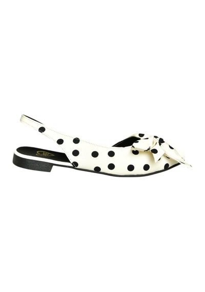 Fox Shoes H726809004 Beyaz Puantiye/siyah Kumaş Kadın Babet Beyaz Puantiye/siyah-kumaş Fox Shoes H726809004 Beyaz Puantiye/siyah Kumaş Kadın Babet Beyaz Puantiye/siyah-kumaş