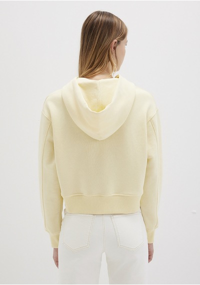 Mavi - Kapüşonlu Sarı Sweatshirt 1s10386-71187 Sarı