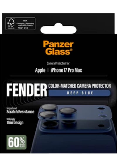 Panzerglass Apple Uyumlu iPhone 17 Pro Max Fender Mavi Lens Koruyucu Mavi