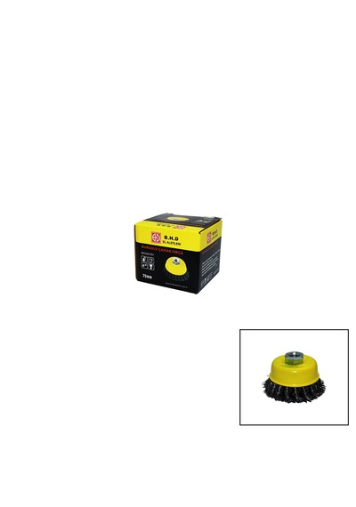 75mm Burgulu Çanak Fırça 4801
