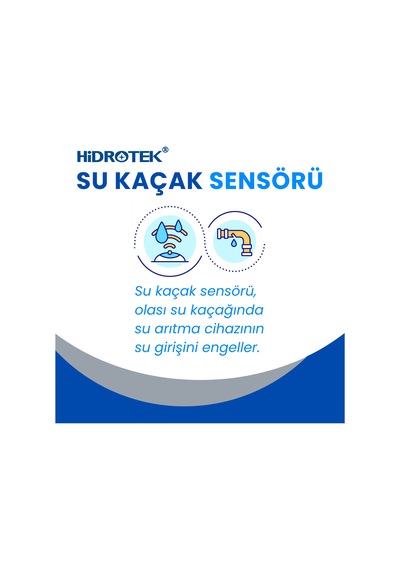 Hidrotek EA Water Ph 9 - B12 Alkali Mineral En Iyi Su Arıtma Cihazı - Pompalı