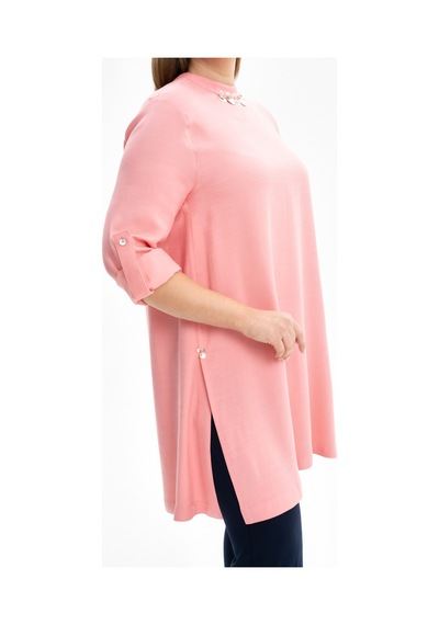Aker 24ss15676112 Büyük Beden Tunik 24ss15676112 090 Somon Somon