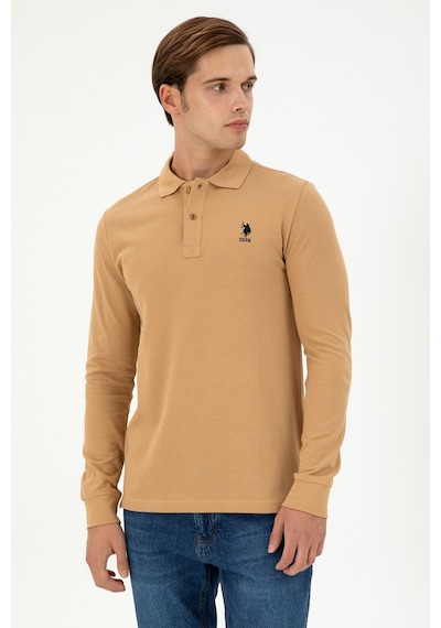 U.s. Polo Assn. Erkek Camel Sweatshirt 50289062-vr015 Camel