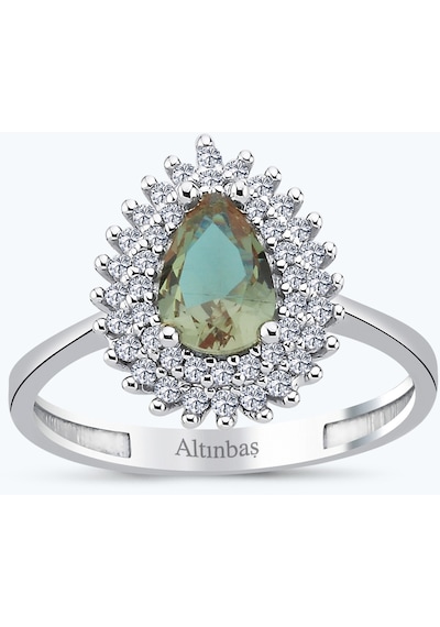 Altınbaş Altın Damla Yüzük Yzss1516-24875 Renkli