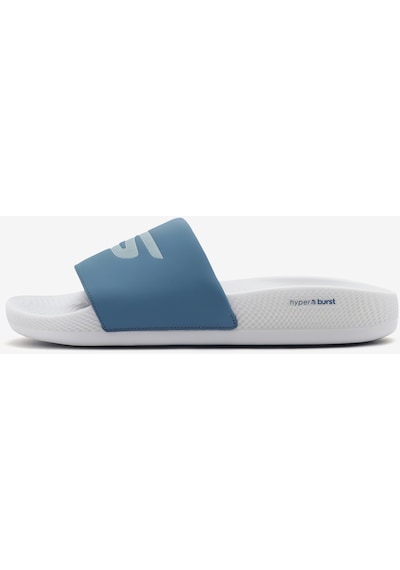Skechers Hyper Slide - Deriver Erkek Beyaz Terlik 246020 Wbl Beyaz