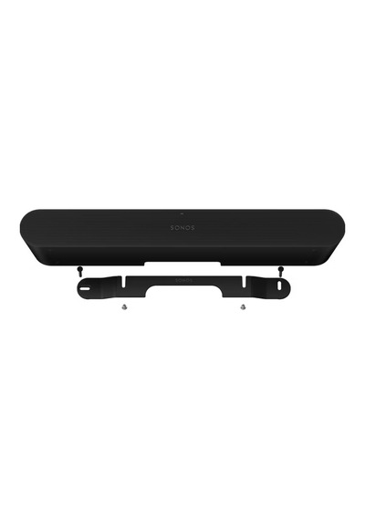 Sonos Ray Uyumlu, Düşük Profilli, Güvenli Sabitlemeli Duvar Montaj Aparatı - Siyah