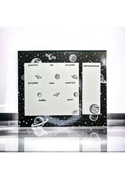 Ceren Hf01 25x21 104 Sayfa Haftalık Planner Ve Yapılacaklar - Uzay Diğer