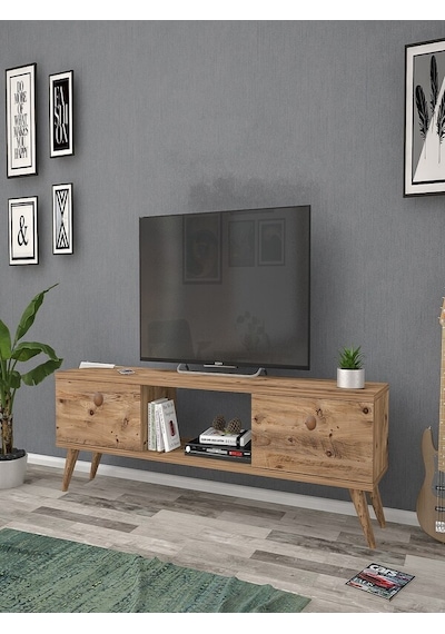 Mbes Mobilya Eda Atlantik 140 Cm Tv Ünitesi (Atlantik Çam)