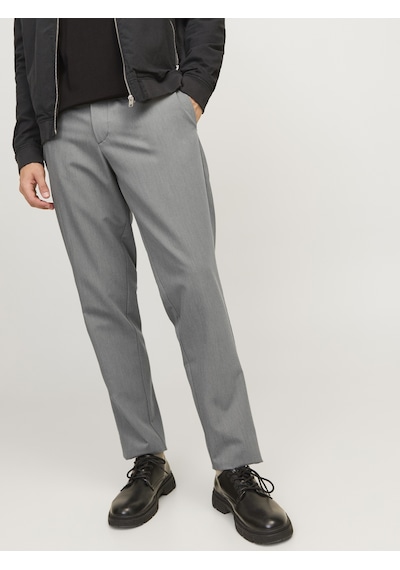Jack & Jones Erkek Tapered Fit Chino Pantalon - Tace - 12260908 Grey Melange