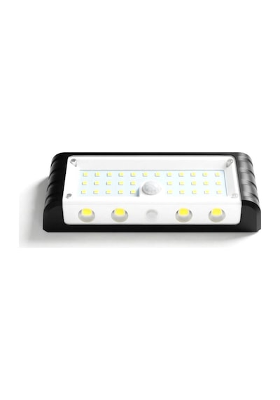 Panther Pt-2963 Sensörlü Solar Led Duvar Lambası - Sarı Ve Günışığı Bahçe Aydınlatma