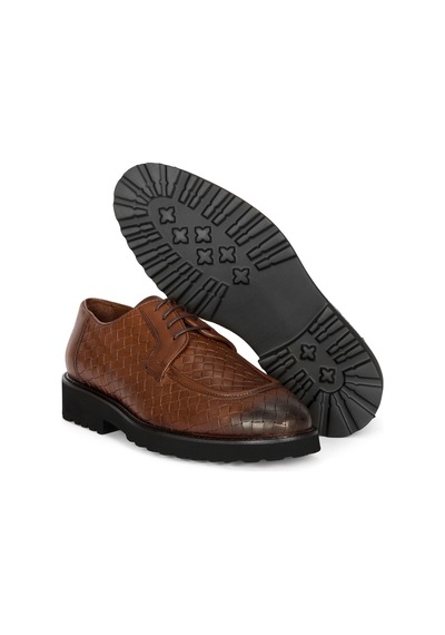 Cacharel Taba Smart Casual %100 Deri Ayakkabı