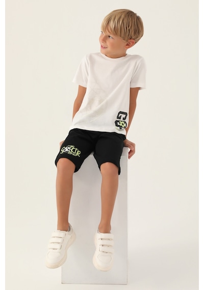 Rolypoly Goals Krem Erkek Çocuk Kapri Takım 5274-43335 Krem