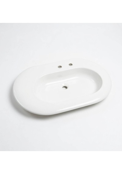 Ideal Standard - Simply U Natural Tezgan Üstü Lavabo Çift Delikli - T017001- Beyaz