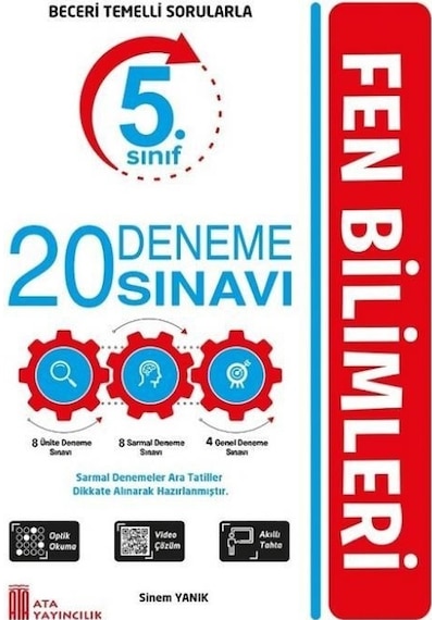 Ata 5.sınıf Fen Max Soru Bankası -20 Deneme Sınavı