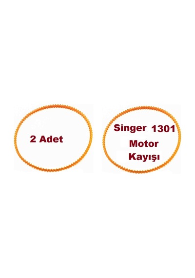 Singer 1301 Dikiş Makinesi Motor Kayış 2 Adet Yoknaz Kayışı