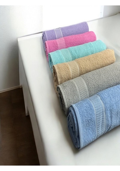 Büyük Boy Banyo Havlusu, Duş Havlusu, Tek Silgi 95 X 145cm Pembe