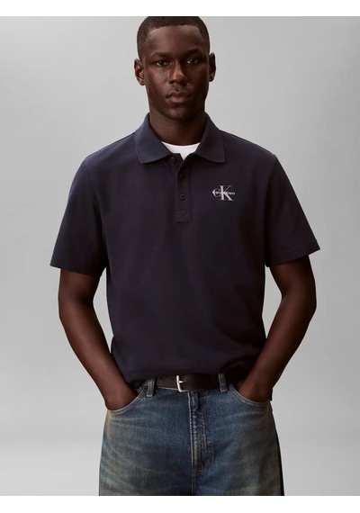 Calvin Klein Ss Easy Monologo Cas, Cef Lacivert Erkek Polo