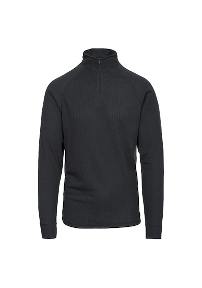 Trespass - Wıse360 - Adults 1/2 Zıp Baselayer Top Siyah Siyah