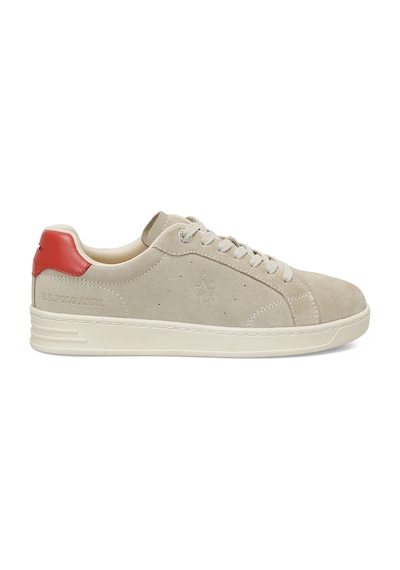 U.s. Polo Assn. Olena 5fx Bej Kadın Sneaker 000000000101947236 Bej-kırmızı