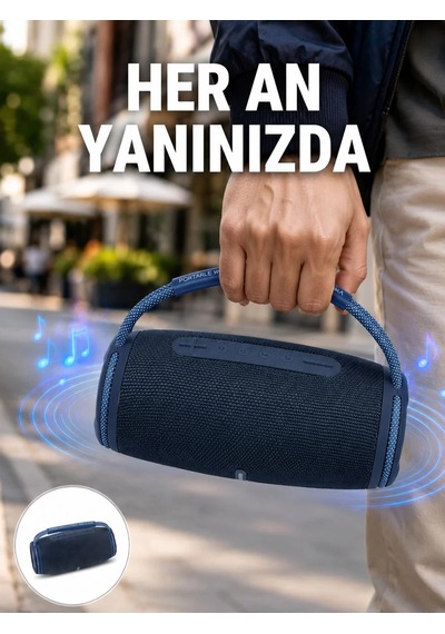 Net Stereo Ses Sunan Ipx5 Su Geçirmez Bluetooth Hoparlör Yeni Nesil Mh-hs4097-9437