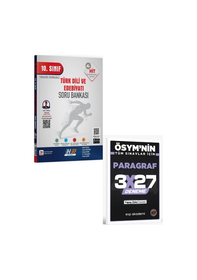 Hız Ve Renk 2027 10. Sınıf Türk Dili Ve Edebiyatı Hit Soru Bankası+ Evp Akademi Paragraf
