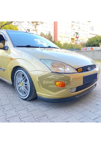 Ford Focus 1 Hb&sedan 1998-2004 Uyumlu Üniversal Astra H Lip Esnek Ön Lip 2 Parça Tampon Altı Dil Karlık Ön Ek 00 Şüscaroto Aksesuar
