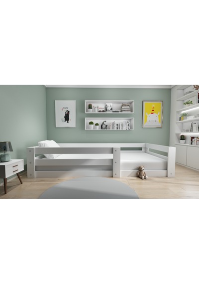 Herseycik Ninnimo Montessori 90X190 Yatak Uyumlu Karyola Y19-1 Beyaz