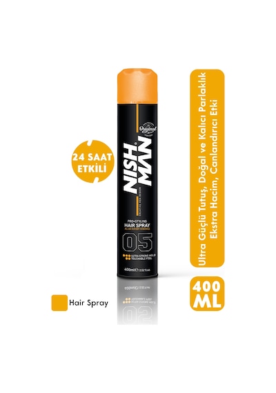 05 Şekillendirici Sert Saç Spreyi / Topaklanma Ve Rahatsız Edici Koku Karşıtı - 400 Ml