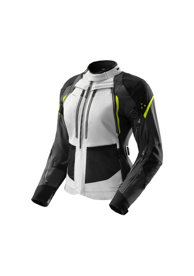 Rebelhorn Hardy 3.0 Kadın Motosikllet Montu Siyah - Gri - Sarı