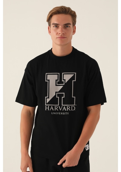Harvard Universty Siyah Erkek T-shirt 5274-42840 Siyah
