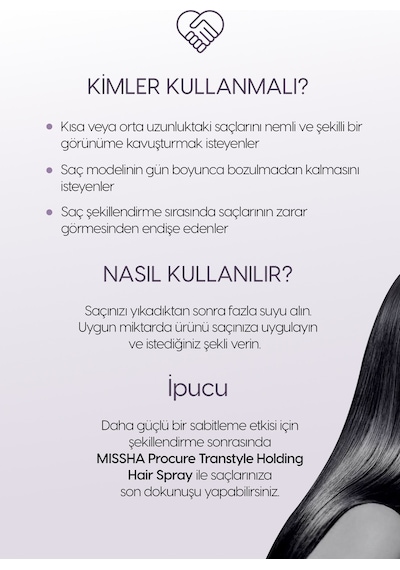 Missha Bakım Etkili Güçlü Tutuşlu Şekillendirici Sert Saç Jölesi Procure Transtyle Hard Hair Gel