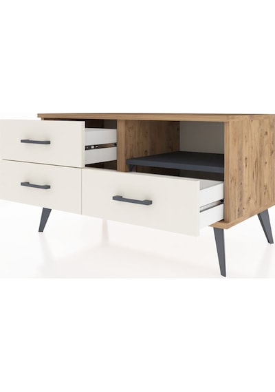 Hyperion Şifonyer Tek Raflı 3 Çekmeceli 88x44x48 Çam-antrasit/aytaşı Antrasit/aytaşı Hyperion Şifonyer Tek Raflı 3 Çekmeceli 88x44x48 Çam-antrasit/aytaşı Antrasit/aytaşı