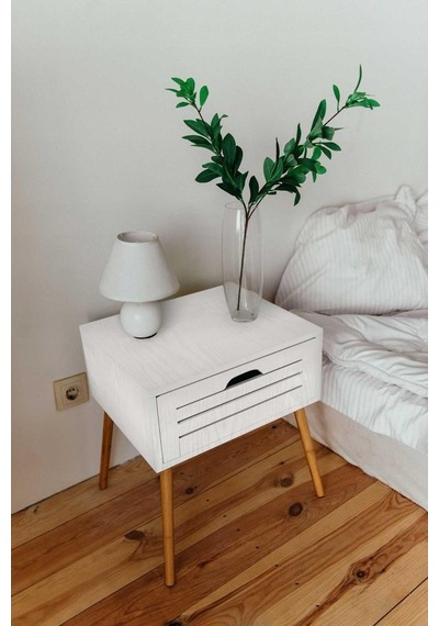 D-C-Fix 349-2741 Mat Beyaz Ahşap Desen Yapışkanlı Folyo (45Cm X 1