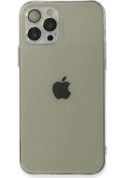 Newface - 957 - İphone 12 Pro Max Kılıf Fly Lens Silikon - Edntrend - - Şeffaf