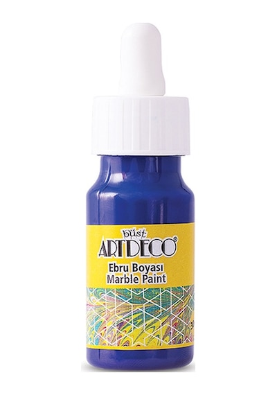 Artdeco Ebru Boyası 30 Ml Mavi Y-016b-10 Çok Renkli