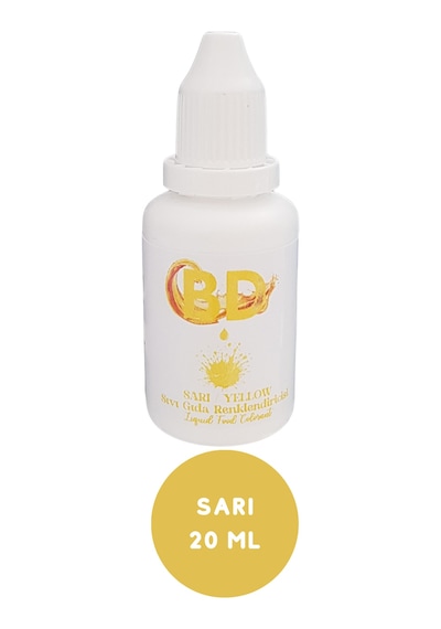 Bd Sıvı Gıda Boyası 20 Ml Sarı