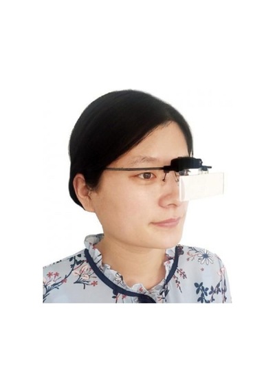 Işıklı Değişebilir 3 Lens Gözlük Büyüteç