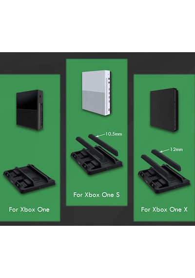 Dobe Oyun Hazneli Göstergeli Xbox One-X-S Şarj Stand Soğutucu