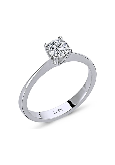 Lova H Renk 0,45 Karat Pırlanta Tektaş Yüzük - HRD Sertifikalı - 1030046