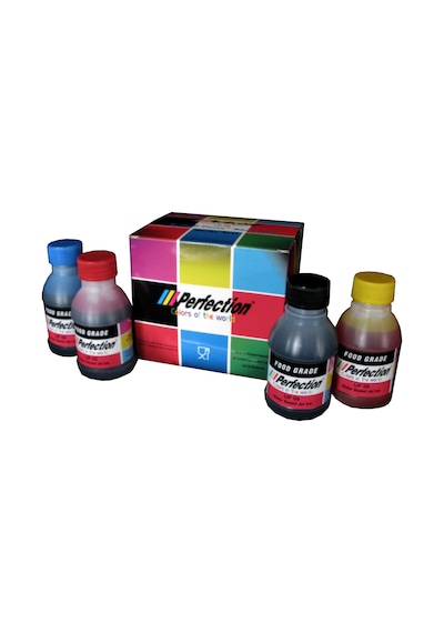 Perfection  Canon Yazıcılar İçin Yenilebilir Gıda Mürekkebi 4 x 100 G