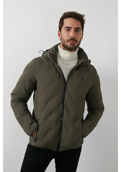 Lumberjack Erkek Mont Henry Coat 2Sn17 462192 Haki